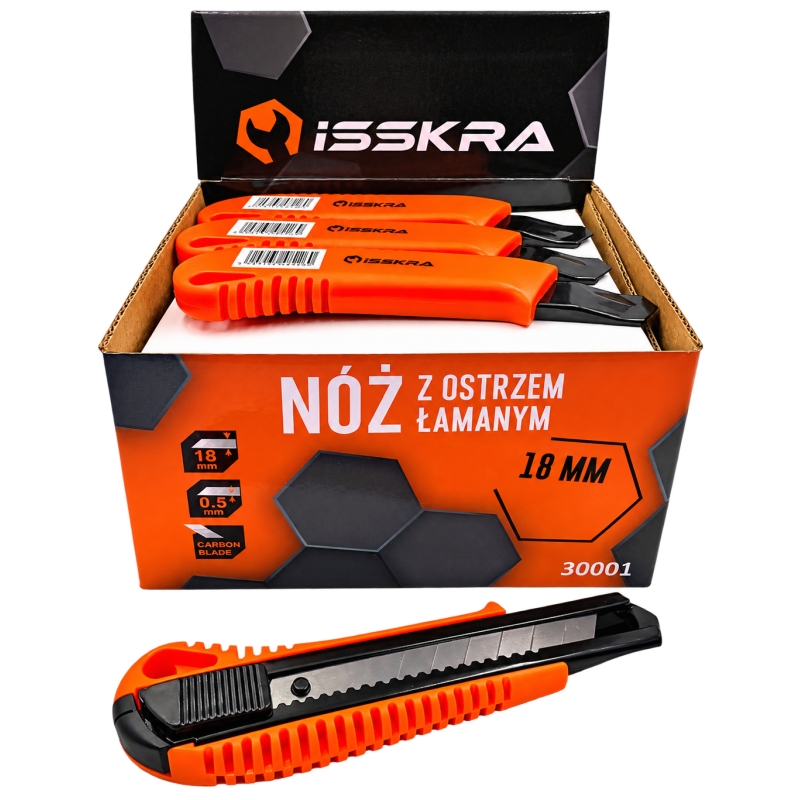 Nóż z ostrzem łamanym 18 mm SK5