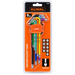 Zestaw kluczy Torx 9 szt.