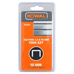 Zszywki 1,2 x 12 mm 1000 szt. KowaL
