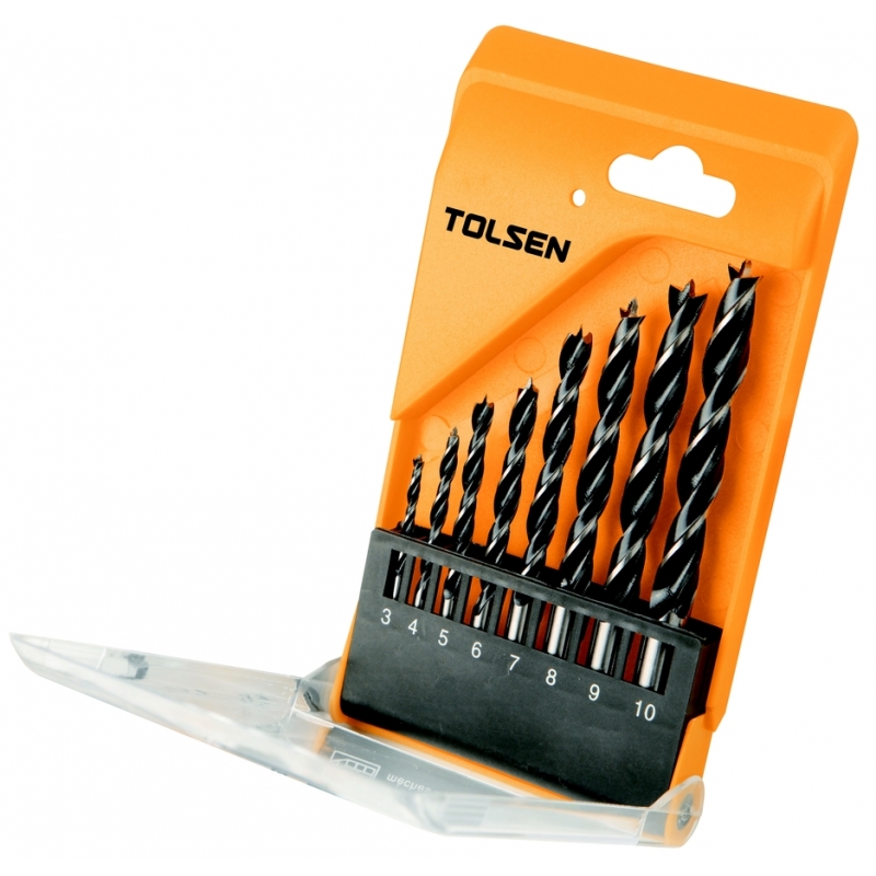 Zestaw wierteł do drewna 8 szt. TOLSEN