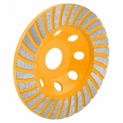 Tarcza diamentowa do szlifow. TURBO 125 mm TOLSEN