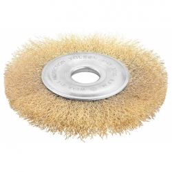 Szczotka tarcz. drut falowany 125 mm TOLSEN