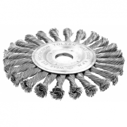 Szczotka tarcz. drut skręcany 125 mm TOLSEN
