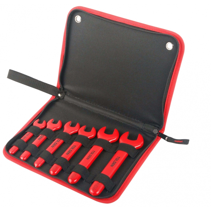 Klucze płaskie izolowane 6 elem. 10-19 mm TOLSEN