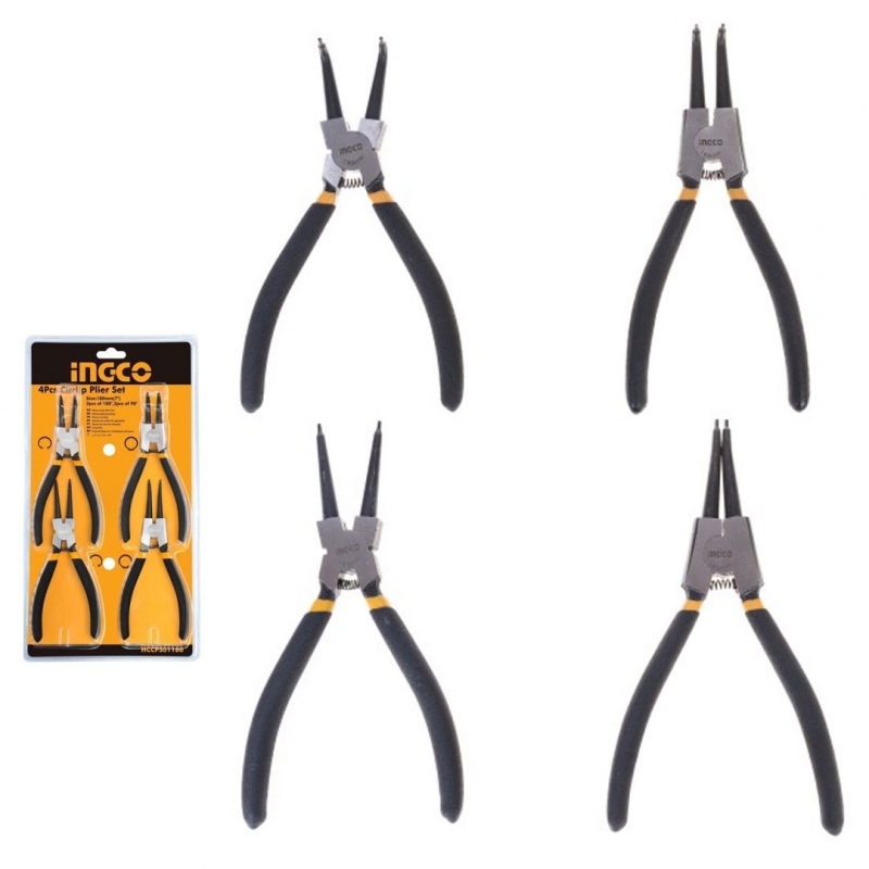 Szczypce Seegera 180 mm 4 elem.
